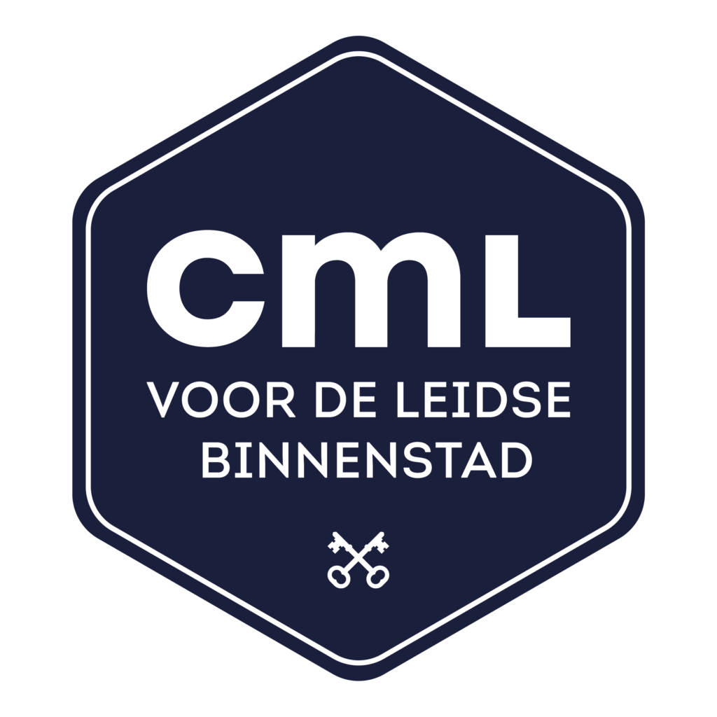 CML Logo_CML Logo Secundair Wit op blauw